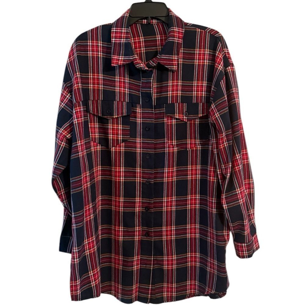 Misguided | Brushed Oversized Basic Check | 8/L - image 2